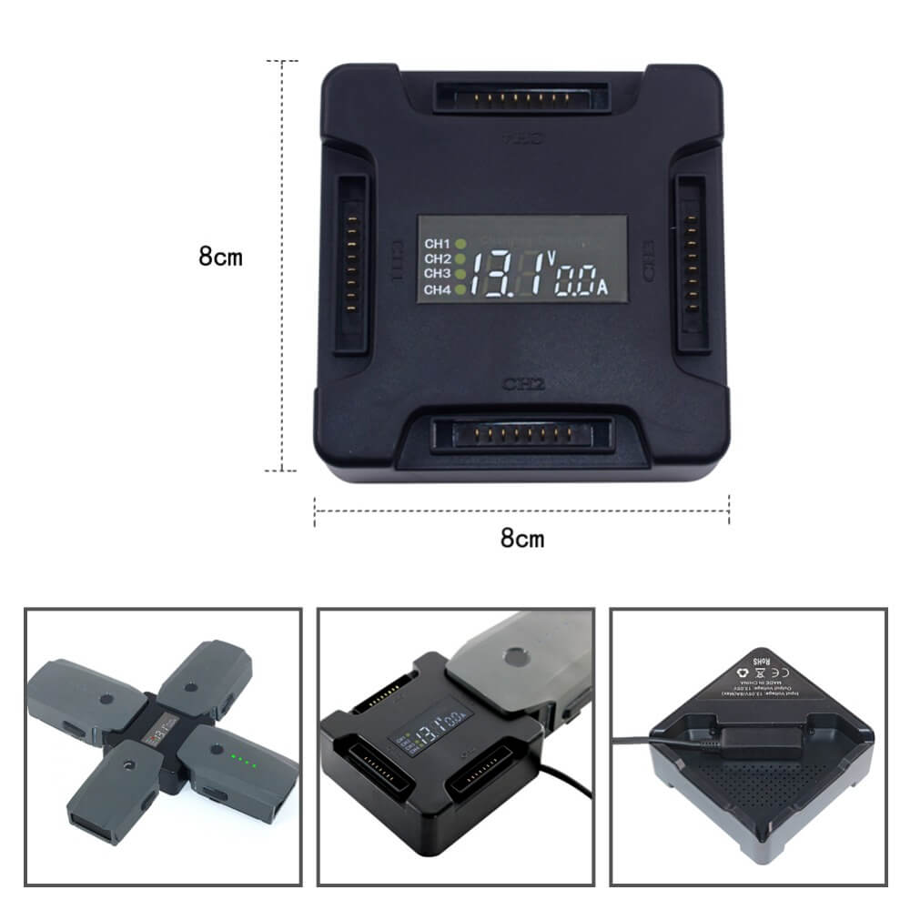 4 in 1 Battery Charger Hub Replacement for Mavic Pro/Platinum