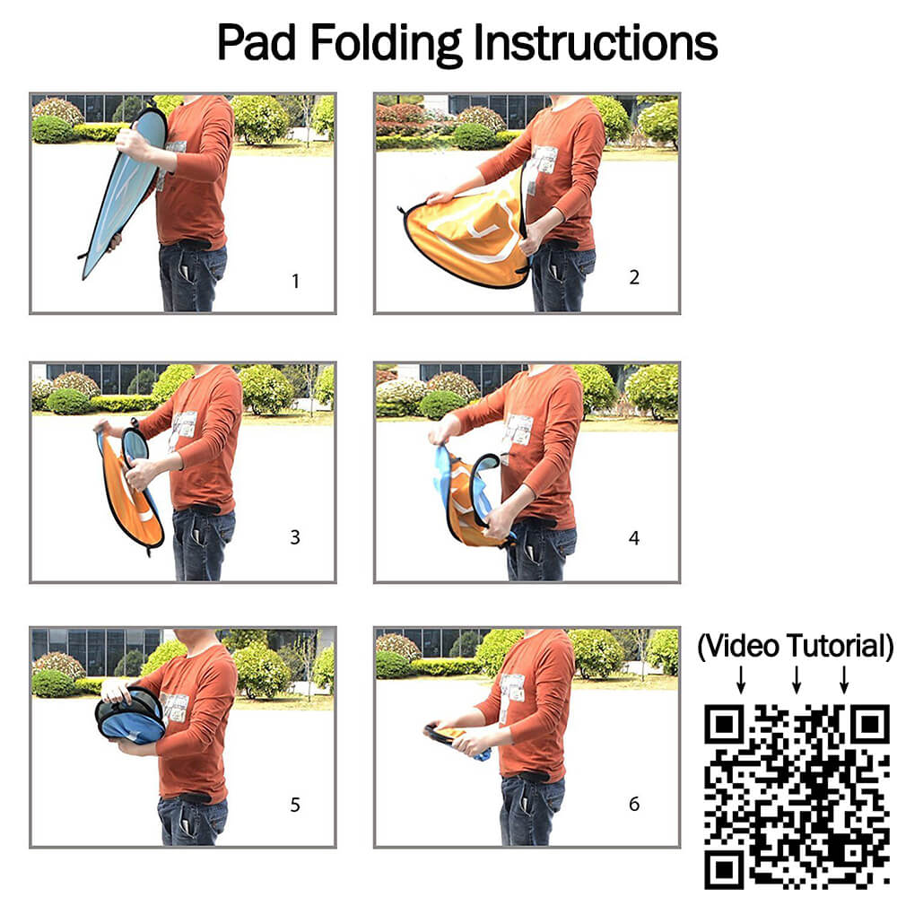 Foldable Drone Landing & Launch Pad