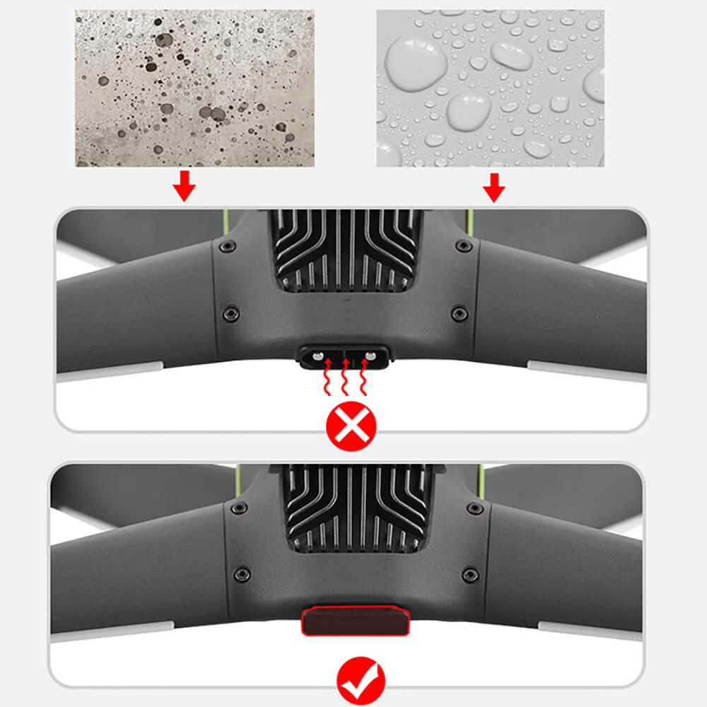 Battery Port Anti Dust Plugs Replacement for DJI FPV