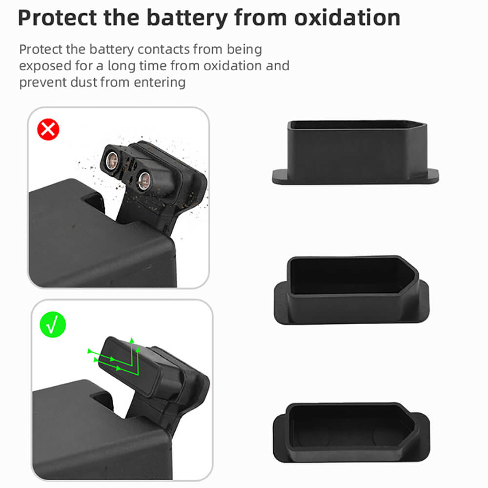 Battery Port Anti Dust Plugs Replacement for DJI FPV
