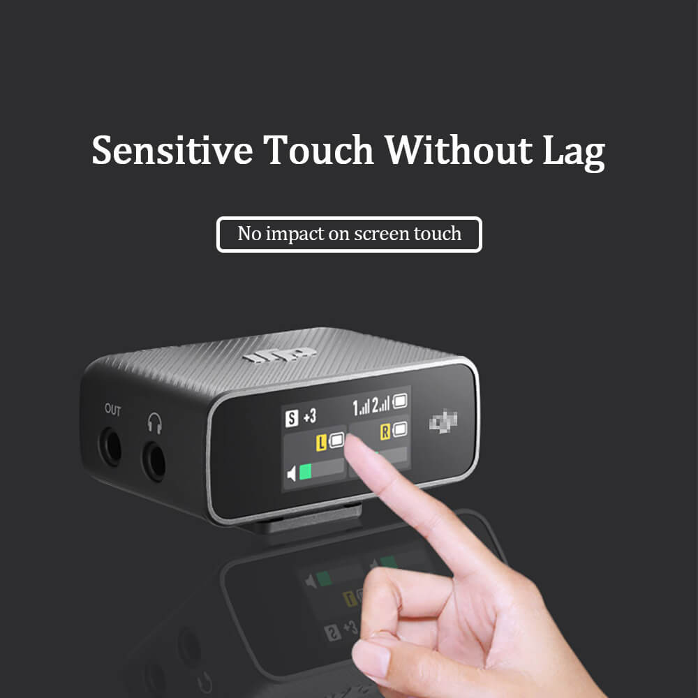 2 protectores de pantalla de repuesto para el receptor DJI MIC