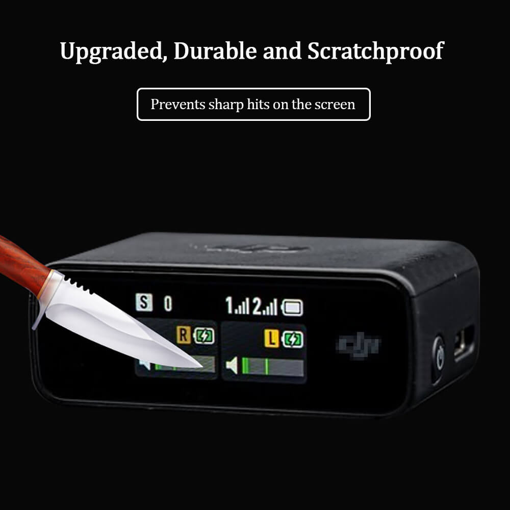 2 protectores de pantalla de repuesto para el receptor DJI MIC