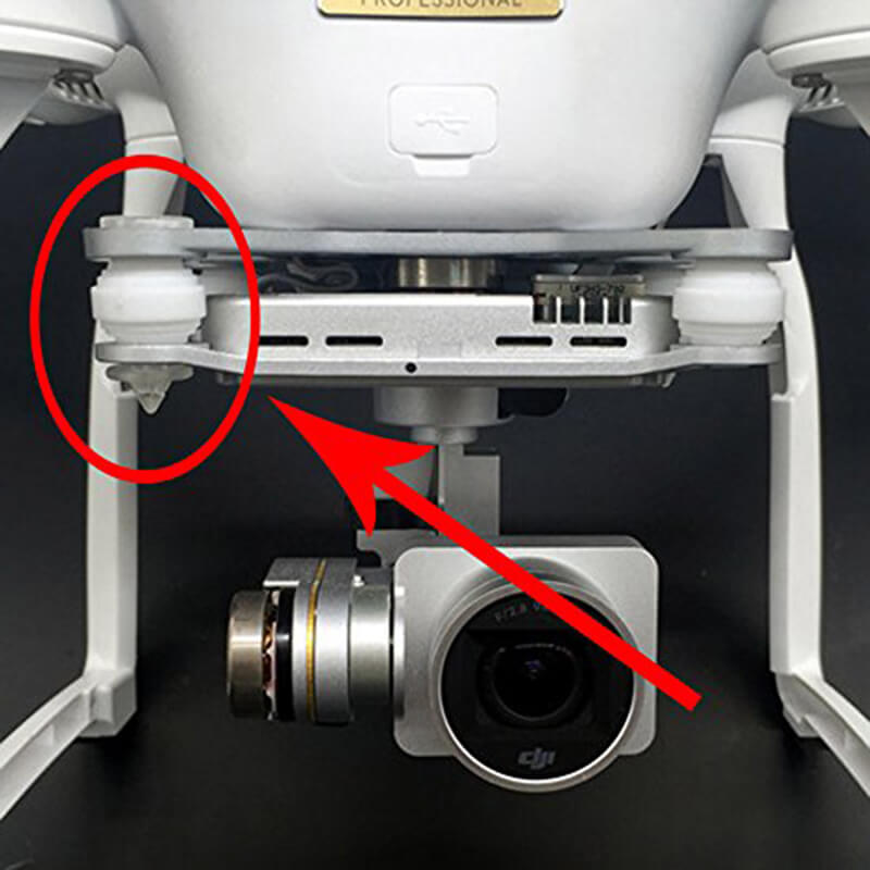 Shock Absorption Balls/Anti-drop Pins Kits Replacement for Phantom 3 Pro/Adv/Sta
