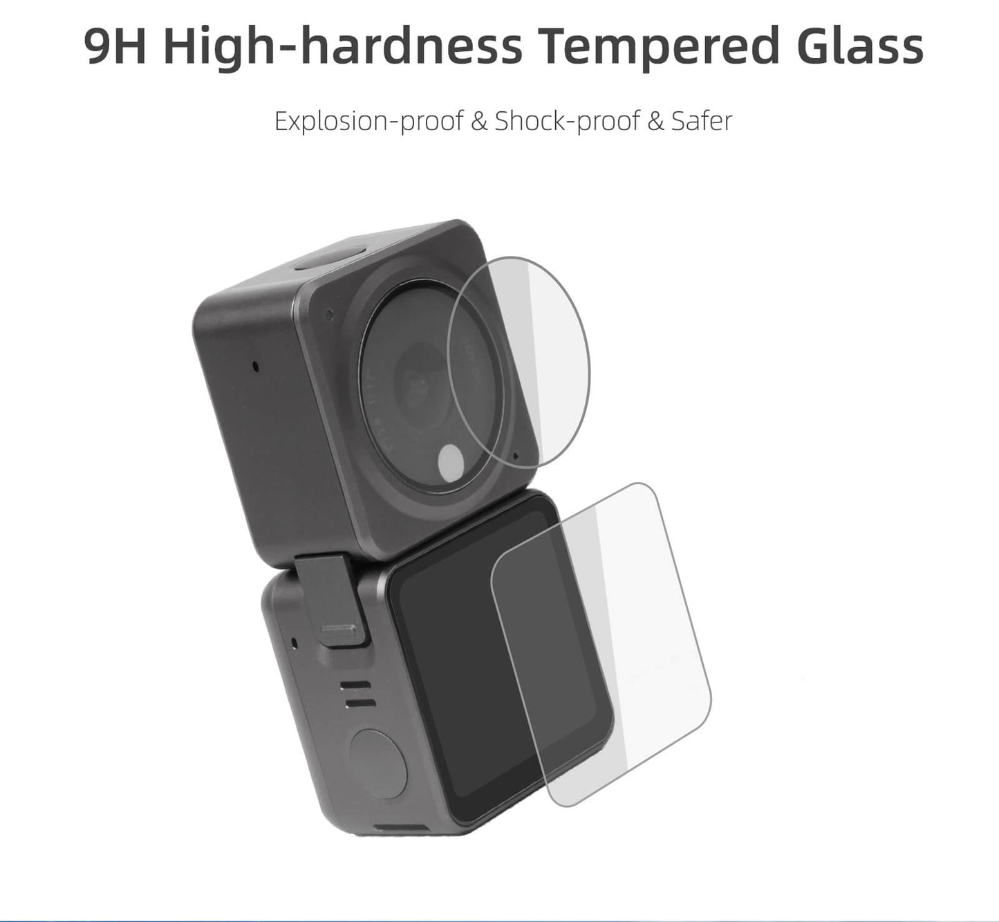 Tempered Screen Film Replacement for DJI Action 2