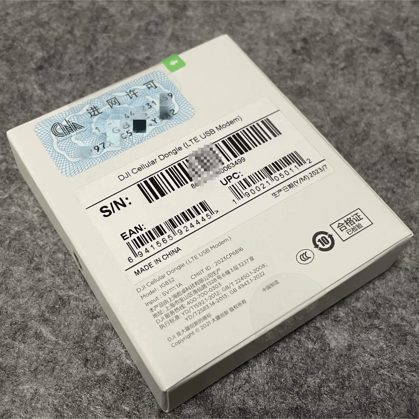 For DJI 4G Cellular Dongle (LTE USB Modem)