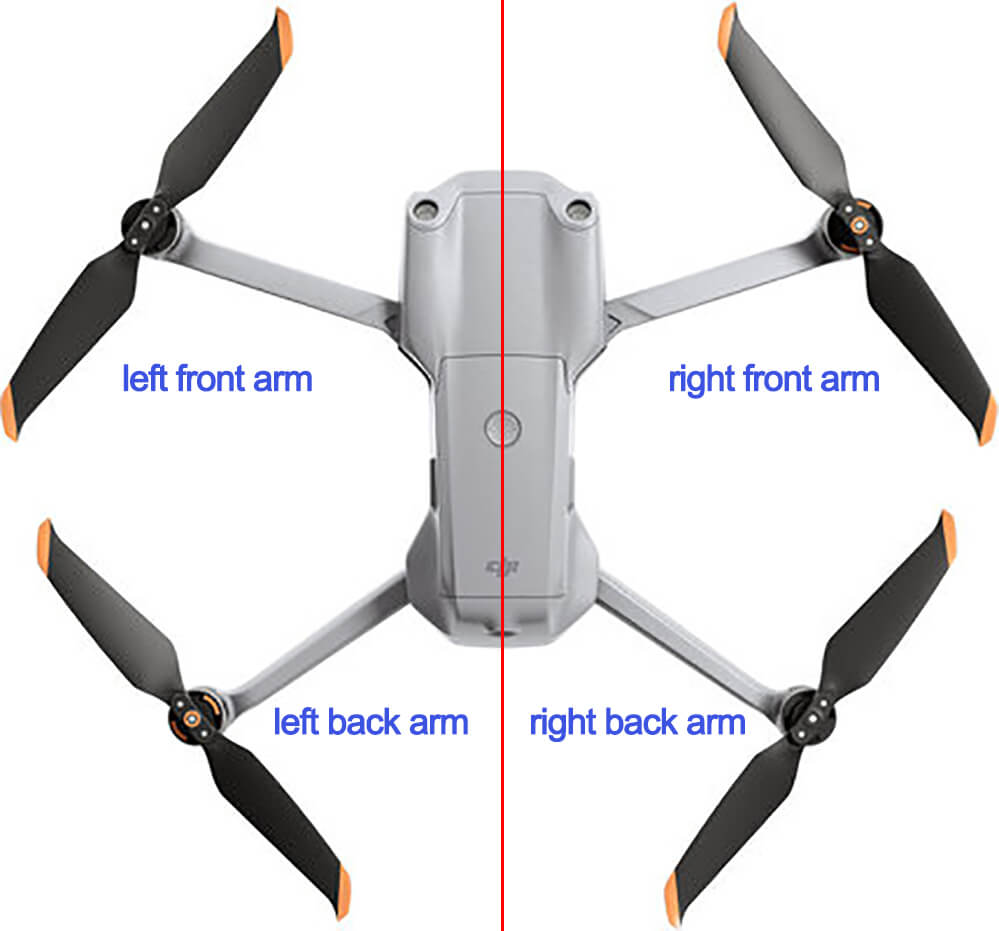 Motor Arm Shell Replacement for DJI Air 2S