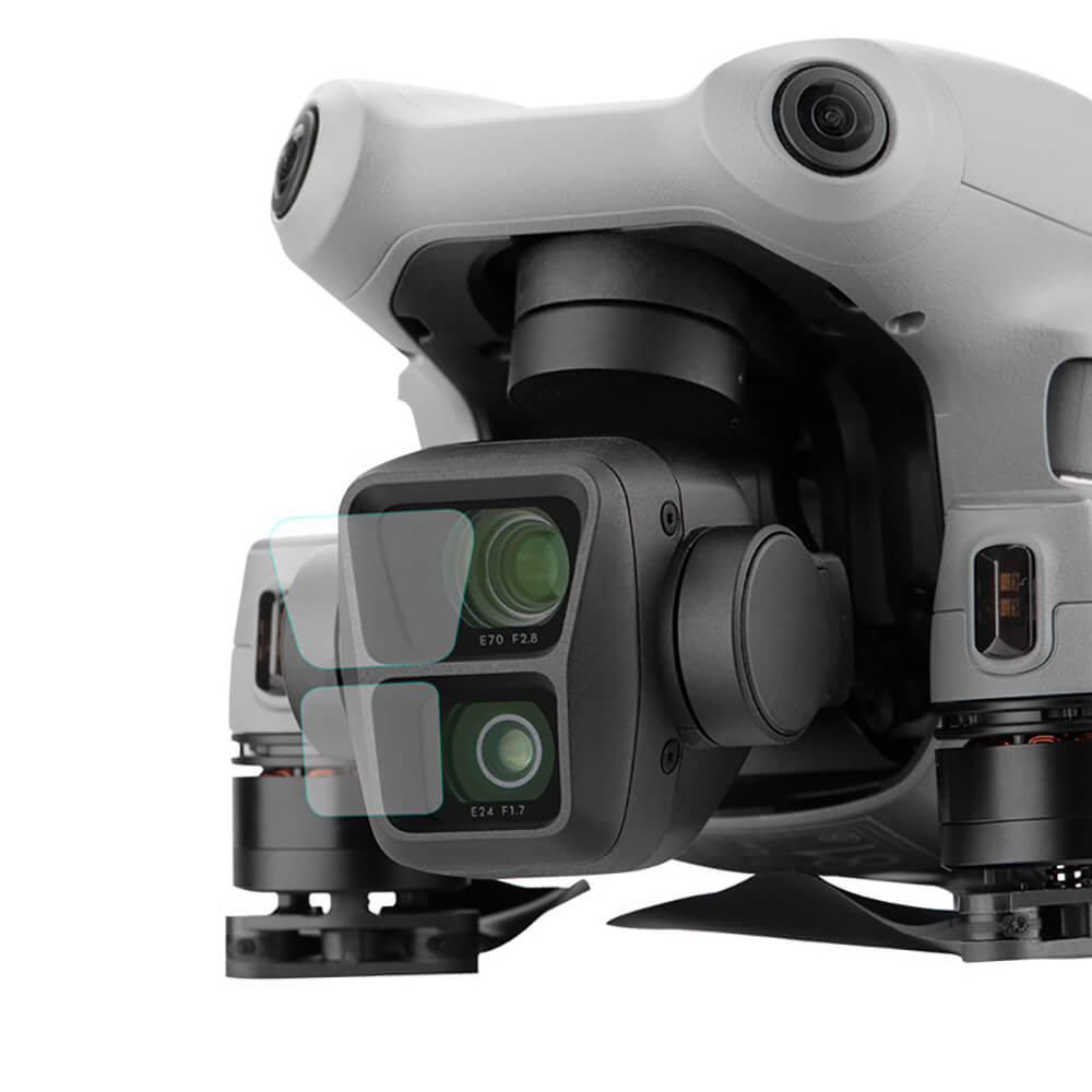 2er-Pack Ersatz-Schutzfolien für das Kameraobjektiv für DJI Air 3