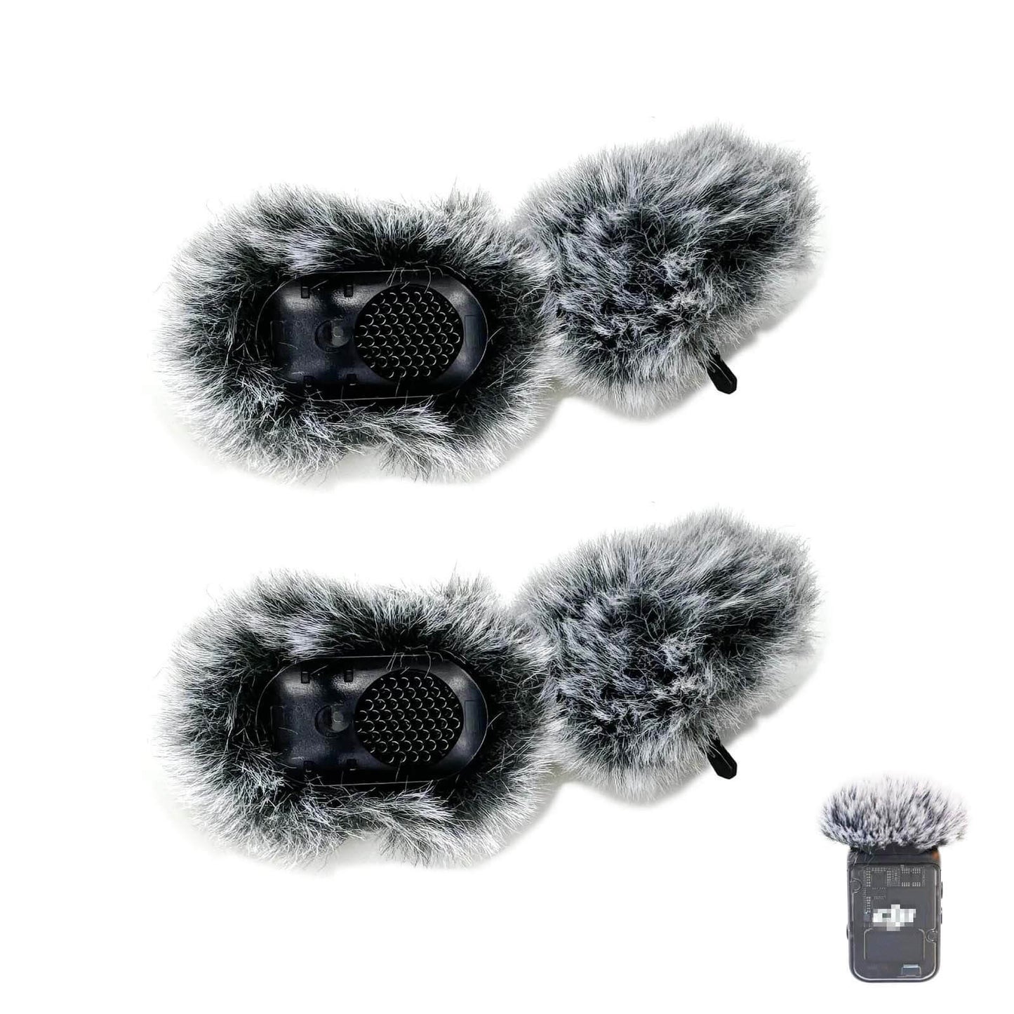 4 Pack Replacement Windscreens Replacement for DJI Mic 2