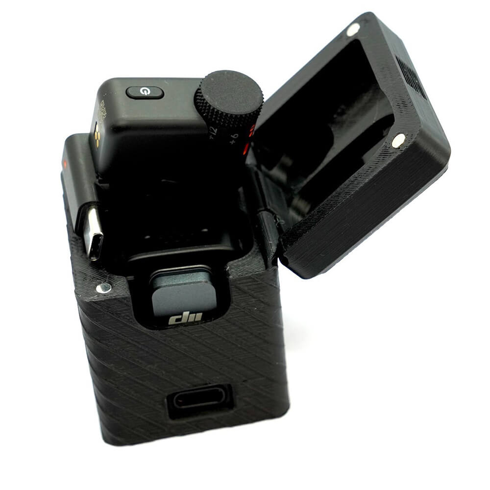 All in One 3D Printed Storage Case Replacement for DJI Mic Mini (1 TX + 1 RX)