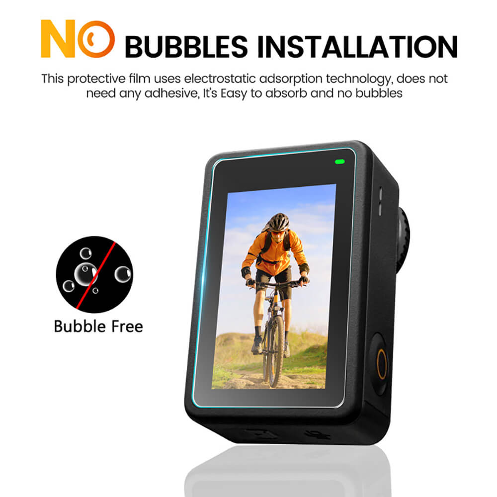 2 Pack Screen and Lens Protective Film Replacement for OSMO Action 3