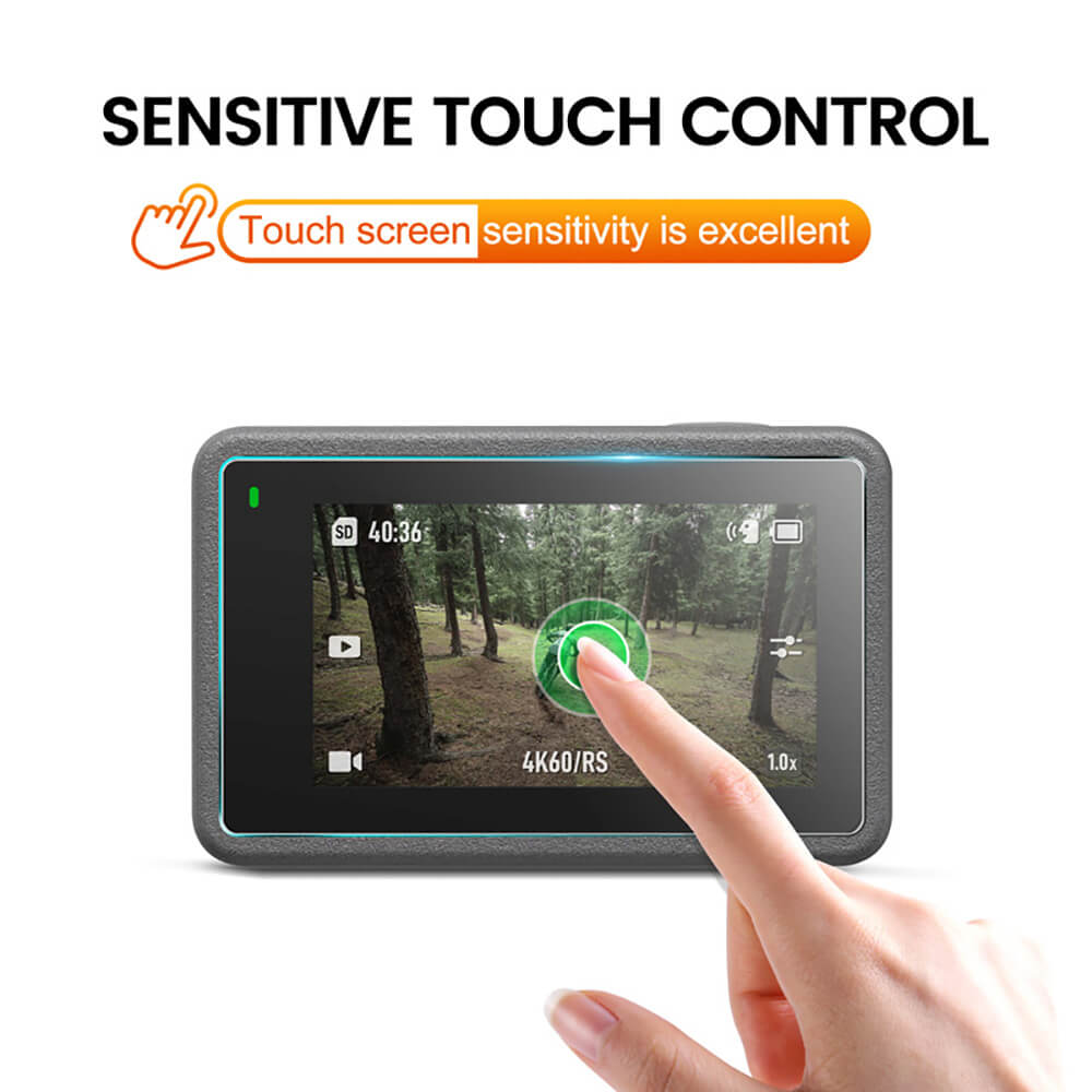 2 Pack Screen and Lens Protective Film Replacement for OSMO Action 3