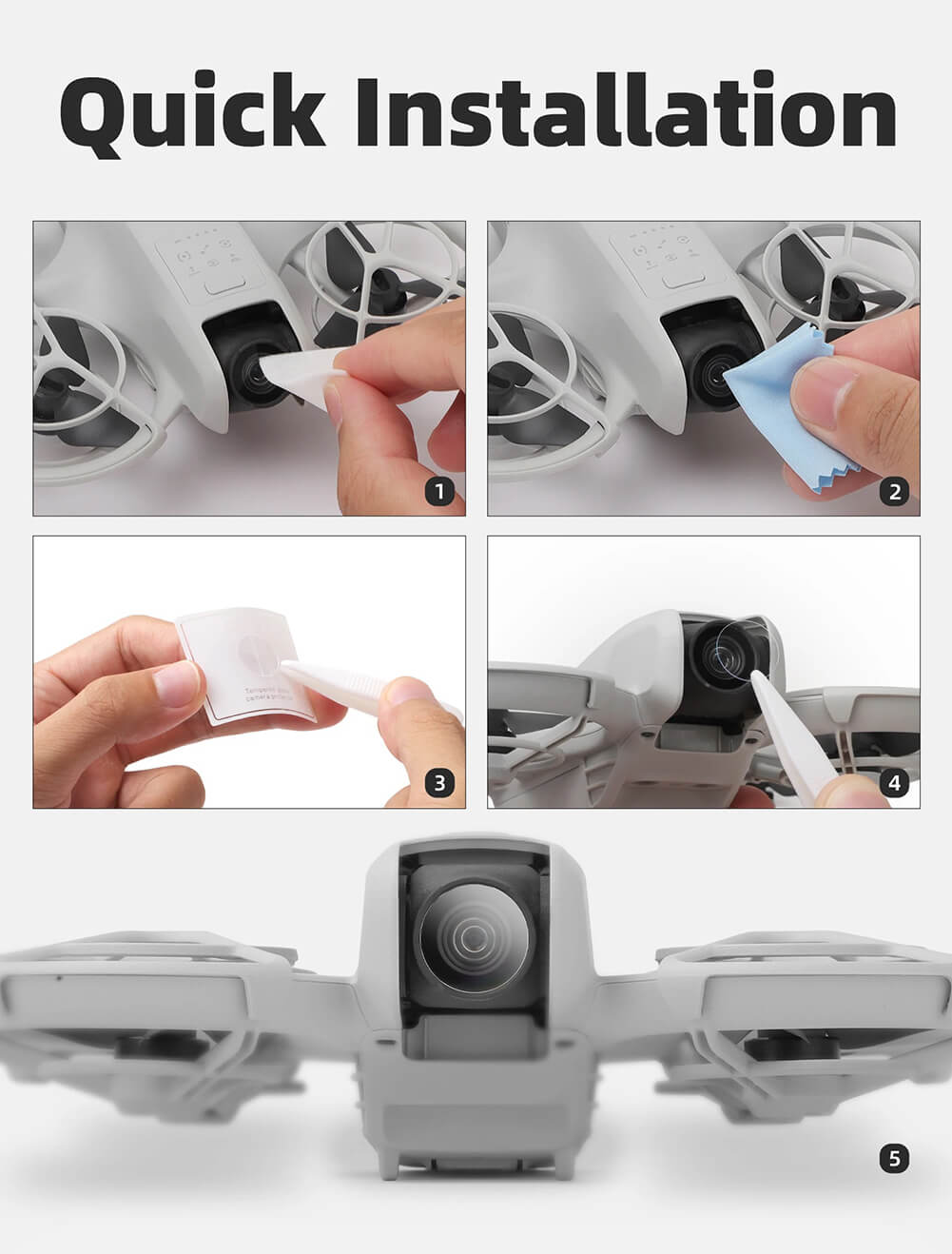 2 Pack Camera Lens Protective Films Replacement for DJI Neo