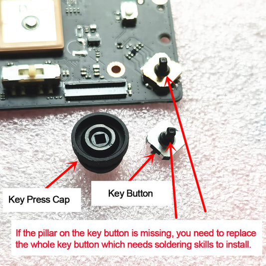5D Key Button and Cap Replacement for DJI RC Pro and DJI Smart Controller