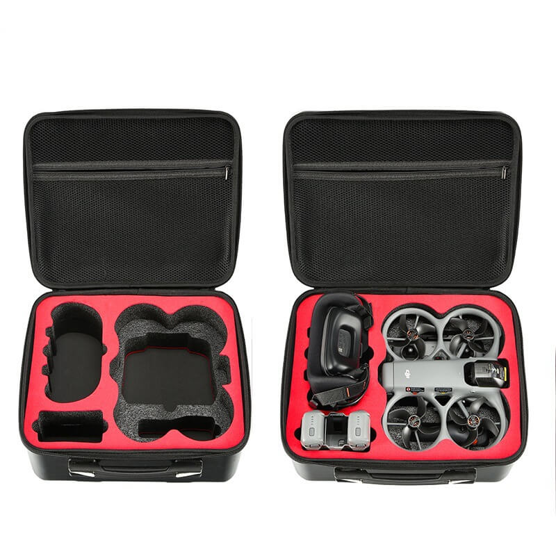 Carrying Case for DJI Avata 360 Drone, Waterproof Portable Travel Storage Bag with EVA Hard Shell, Fits Goggles 3, FPV Remote Controller, Batteries & Accessories - ScrubMarter