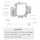 Remote Control Airdrop Delivery System Replacement for DJI Air 2S