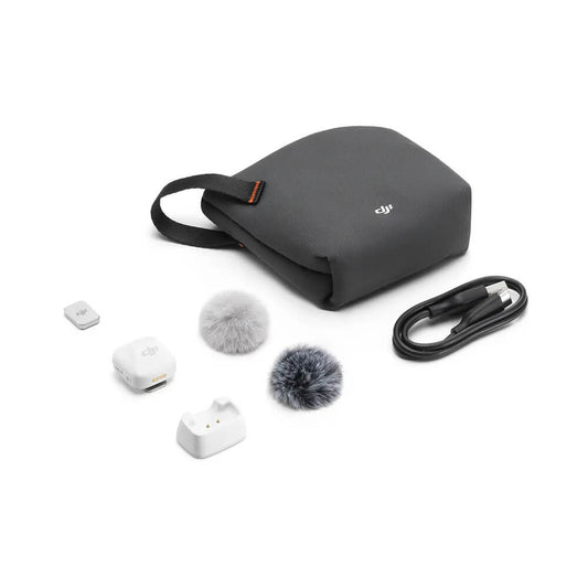 Transmitter Kit Replacement for DJI Mic Mini (Arctic White)