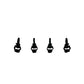 4 pcs Gimbal Shock Absorption Rubber Replacement for DJI Mini 2/SE/4K