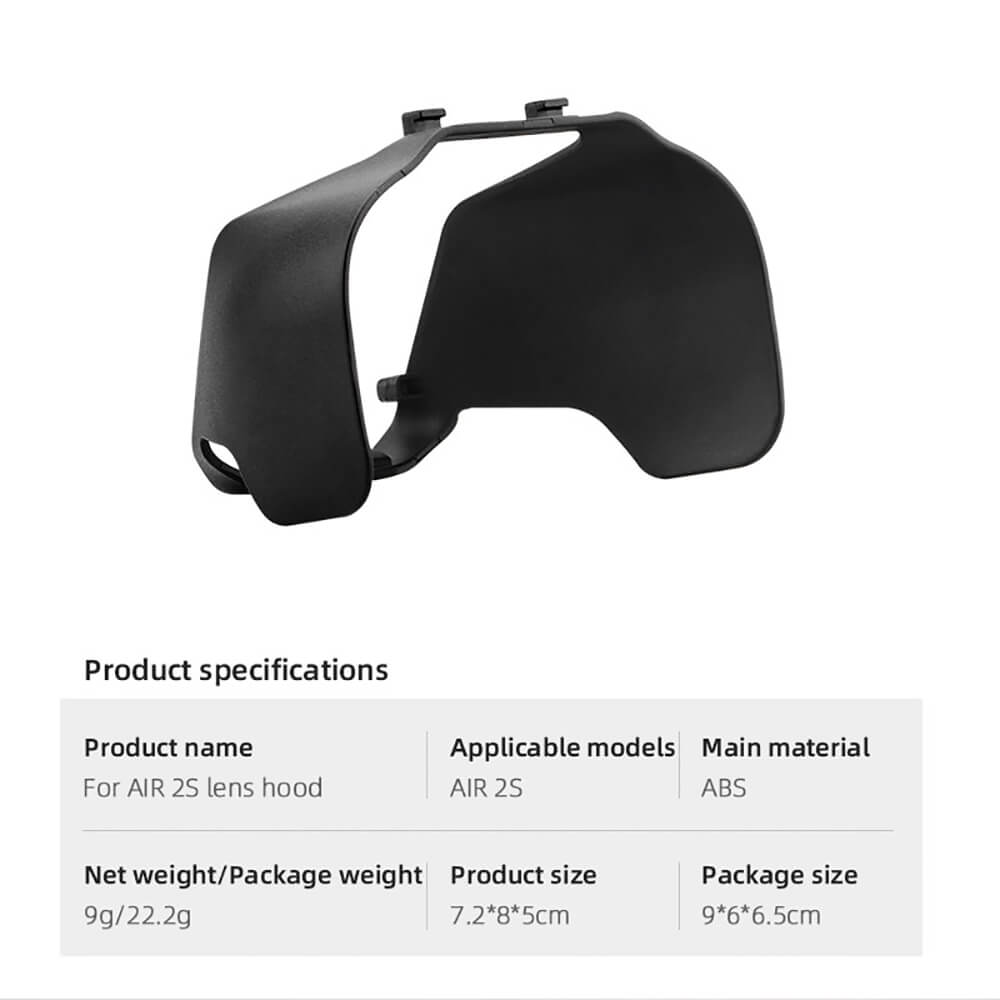 Gimbal Camera Sun Hood Replacement for DJI Air 2S