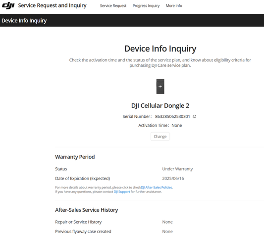 (Unboxed) For DJI Cellular Dongle 2 (TD-LTE USB Modem)