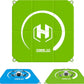 Drone Landing Pad, Universal Waterproof Portable Fast-Foldable Helipad for Mini 5 Pro/4/3/2 SE/4K/DJI Neo/Flip/Mavic 3/RC Quadcopters (Sky blue-green, 22-inch/55cm) - ScrubMarter