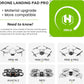 Drone Landing Pad, Universal Waterproof Portable Fast-Foldable Helipad for Mini 5 Pro/4/3/2 SE/4K/DJI Neo/Flip/Mavic 3/RC Quadcopters (Sky blue-green, 22-inch/55cm) - ScrubMarter