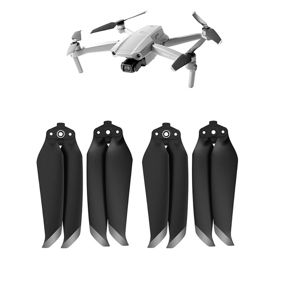 2 Pairs of 7238F Low Noise Propellers Replacement for Mavic Air 2/2S