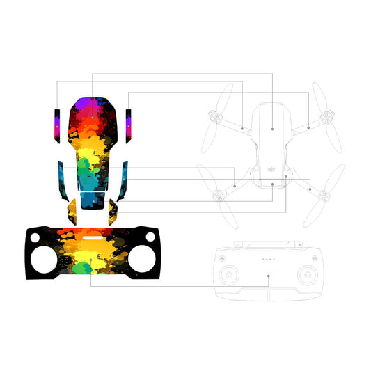 Decorative Skins Kit Replacement for Mavic Mini