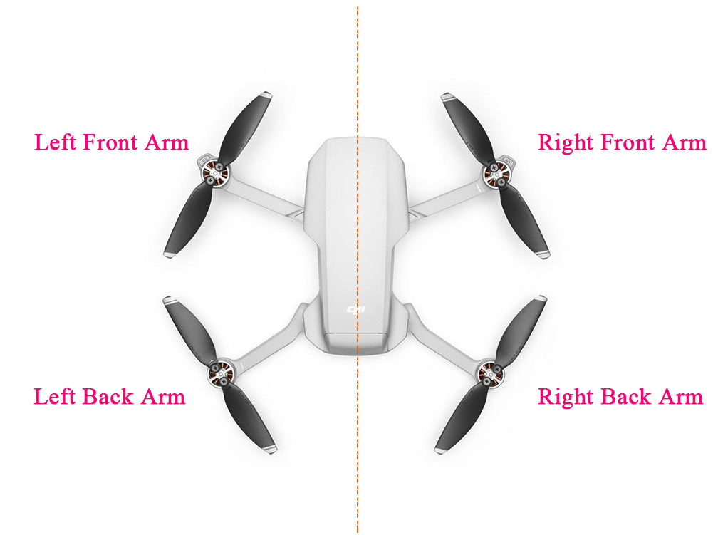 Front/Back Motor Arm Replacement for Mavic Mini