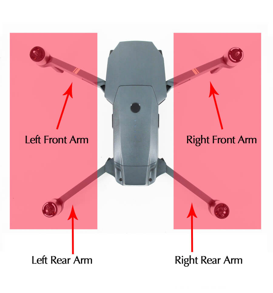 Motor Arm Replacement for Mavic Pro Platinum