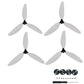 Three-Blades Propellers Replacement for DJI Mini 2/SE/4K and Mavic Mini(2 Pairs)