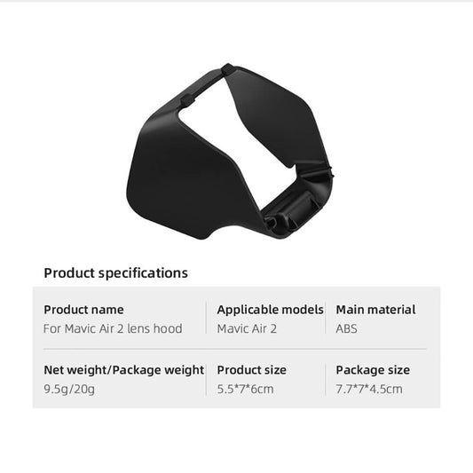 Gimbal Camera Sun Hood Replacement for Mavic Air 2