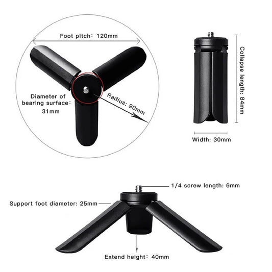 Mini Tripod Replacement for OSMO Pocket 3, OSMO Mobile
