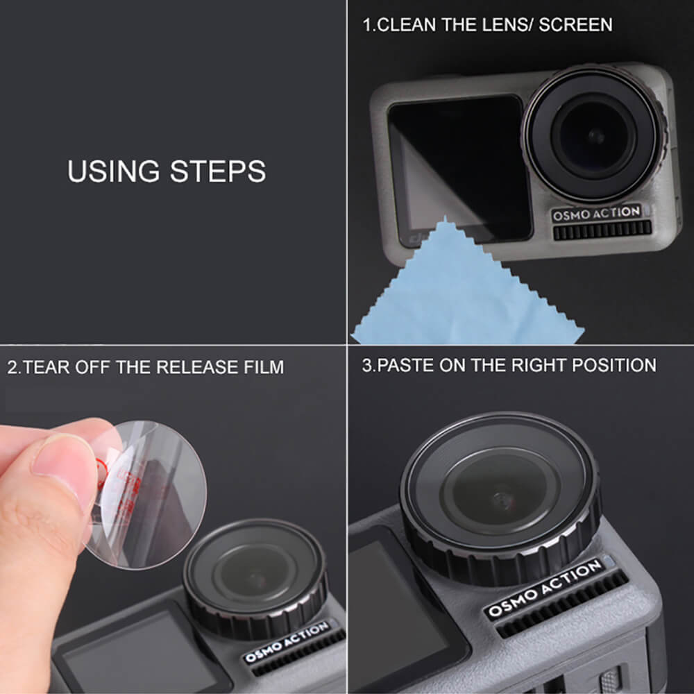 Screen Protective Film Replacement for OSMO Action Camera