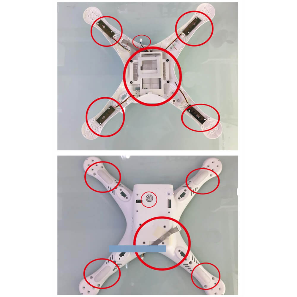 Fuselage Housing with Accessories Replacement for Phantom 3 Pro/Adv
