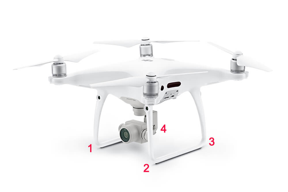 Landing Gear Antenna Cover Replacement for Phantom 4 Pro/Adv/Pro V2.0