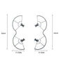 Propeller Guards for DJI Mini 5 Pro, Quick-Release Removable Propeller Protector with Bumper Ring, Lightweight Anti-Collision Paddle Blade Guard