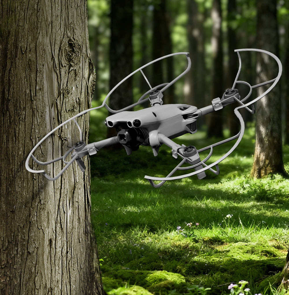 Propeller Guards for DJI Mini 5 Pro, Quick-Release Removable Propeller Protector with Bumper Ring, Lightweight Anti-Collision Paddle Blade Guard