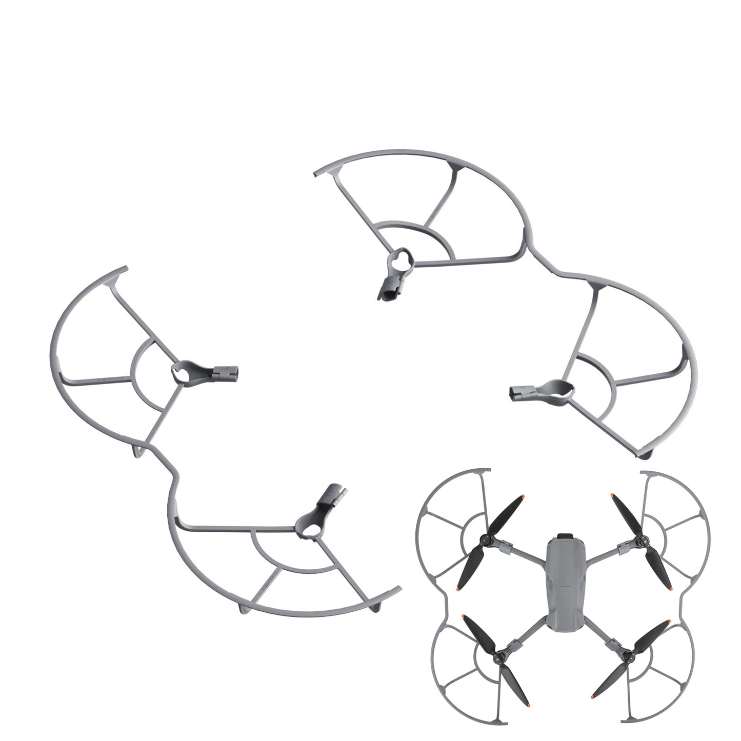 Schnellverschluss-Propellerschutz für DJI Air 3S / Air 3, leichter, stoßfester Drohnenpropellerschutz
