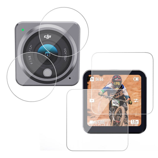 Tempered Screen Film Replacement for DJI Action 2