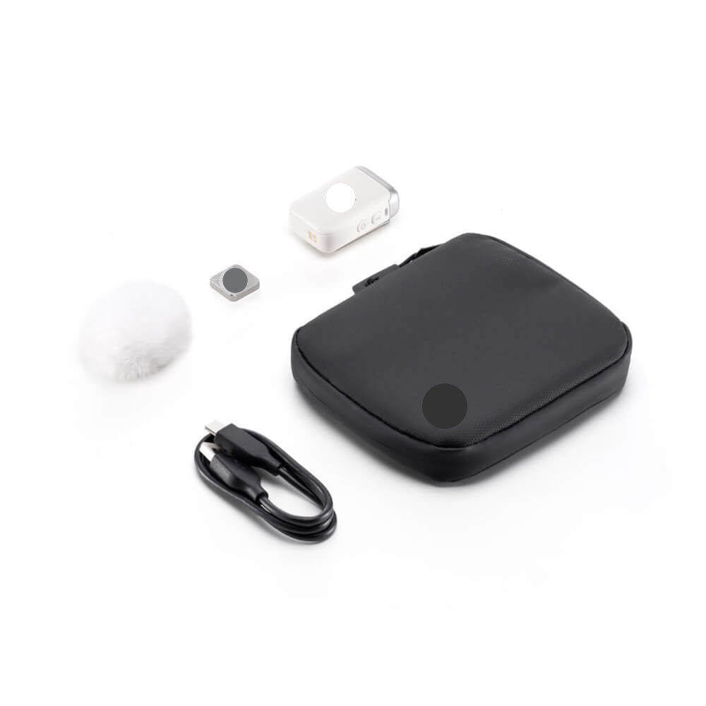 Transmitter Replacement for DJI Mic 2 (Pearl White)