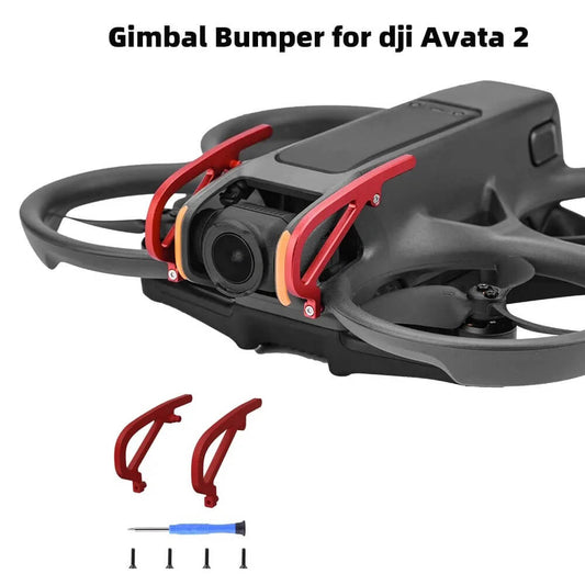 Gimbal Protective Bumper Replacement for DJI Avata 2 (Red)