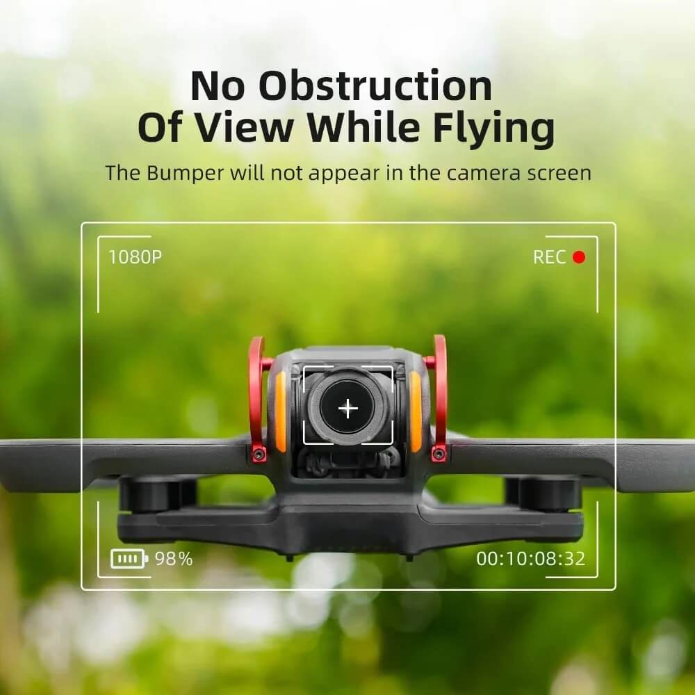 Gimbal Protective Bumper Replacement for DJI Avata 2 (Red)