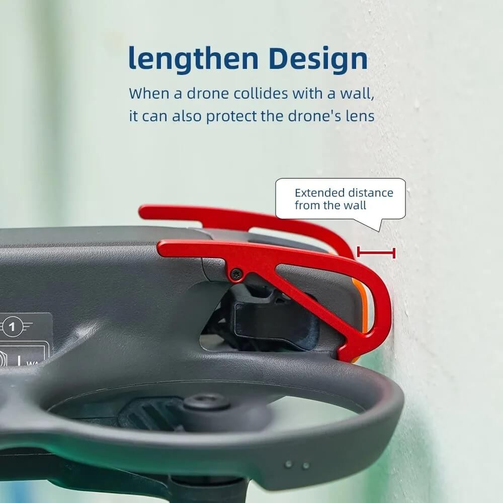 Gimbal Protective Bumper Replacement for DJI Avata 2 (Red)