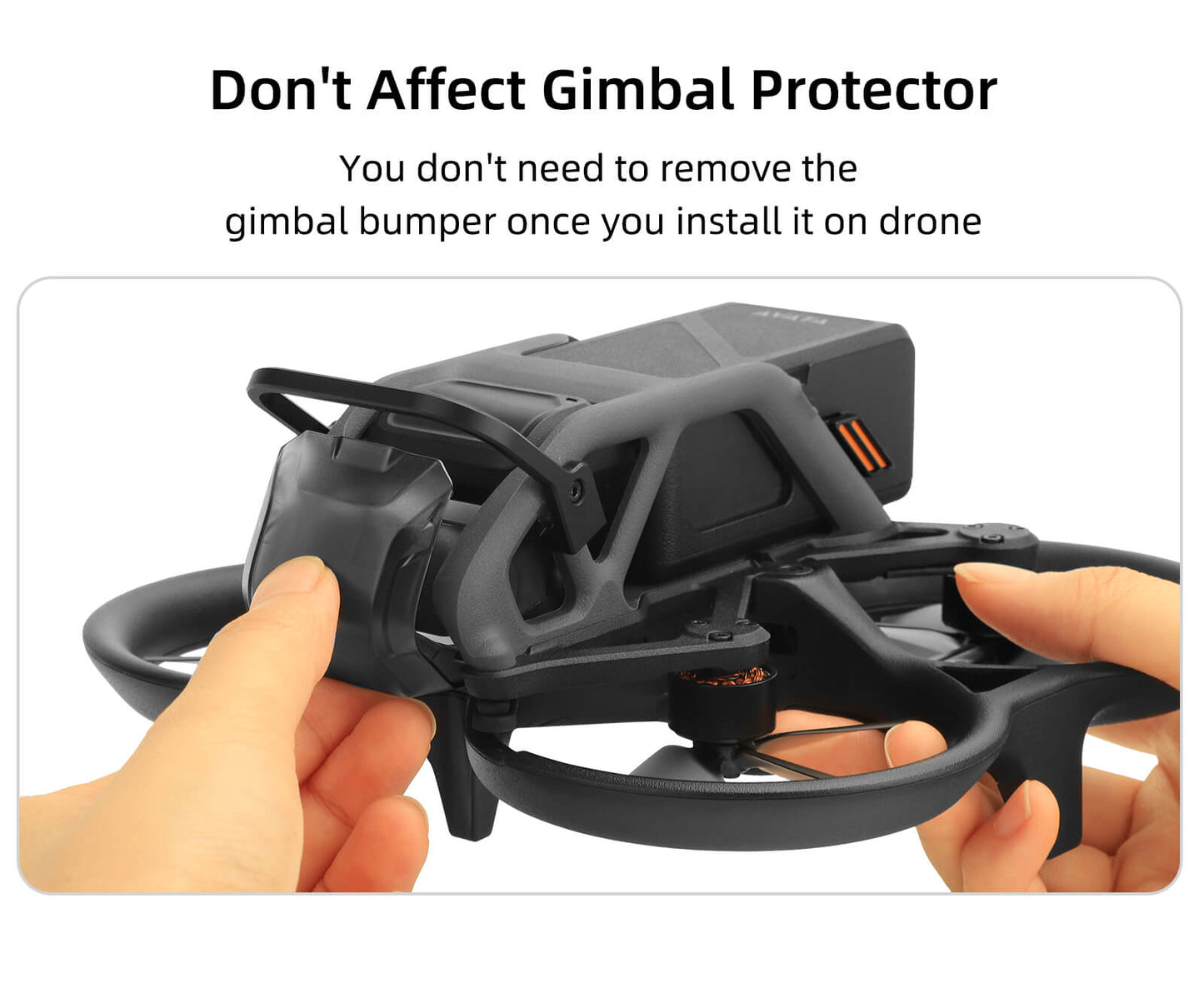 Gimbal Camera Protective Bumper Replacement for DJI Avata
