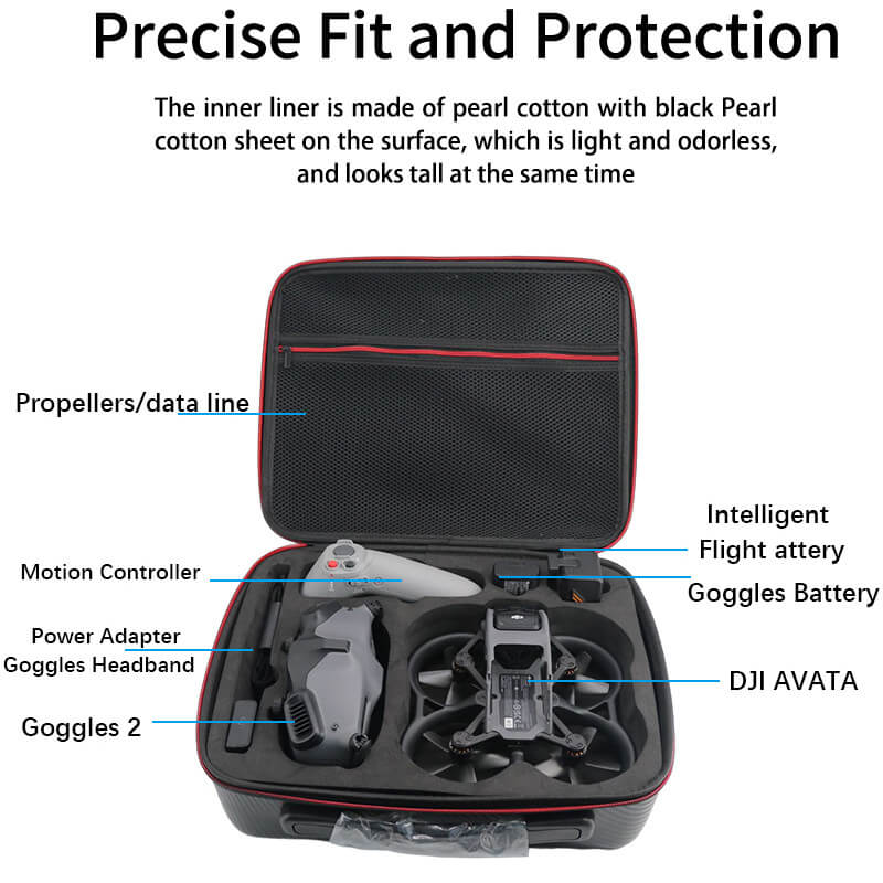 Integrated Carry Case Replacement for DJI Avata
