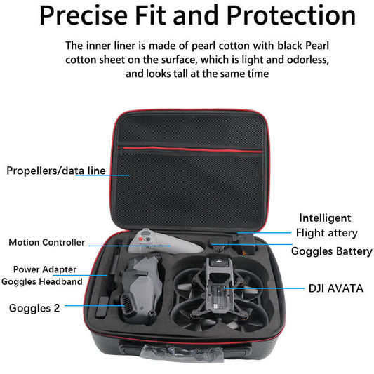 Integrated Carry Case Replacement for DJI Avata