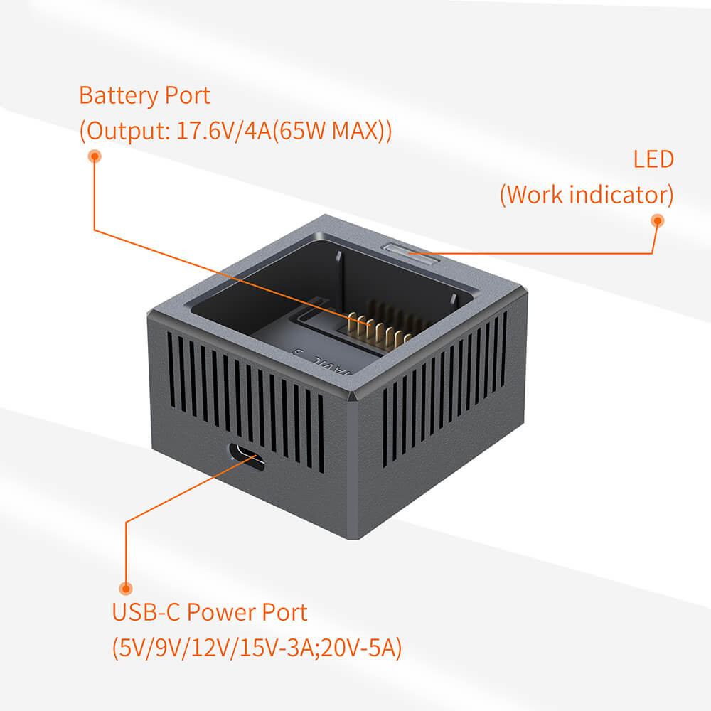 Smart USB Battery Charger Replacement for DJI Mavic 3 Cine/Classic