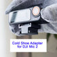 2 pcs Camera Cage Cold Shoe Adapter Replacement for DJI Mic 2