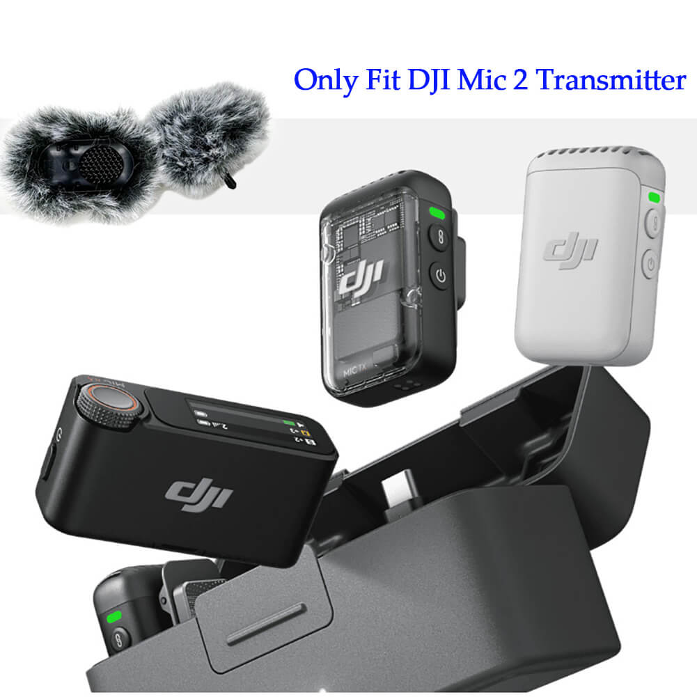 4 Pack Replacement Windscreens Replacement for DJI Mic 2