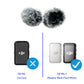 4 Pack Replacement Windscreens Replacement for DJI Mic 2